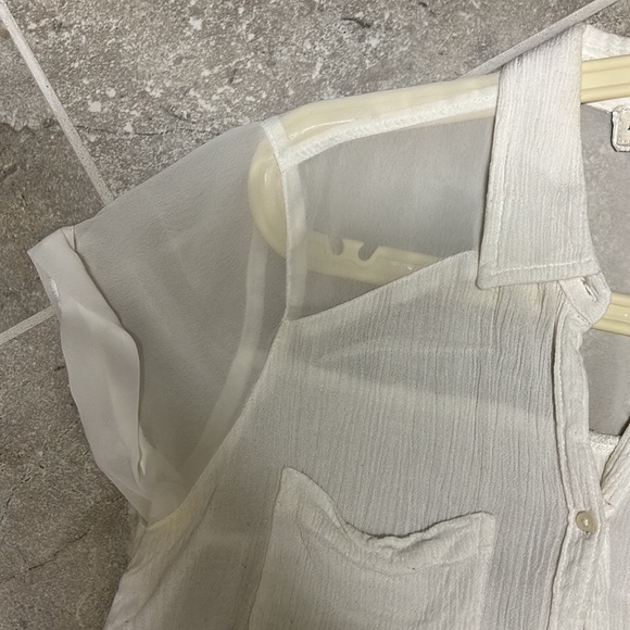 A&F White Button Down - Picture 2 of 3